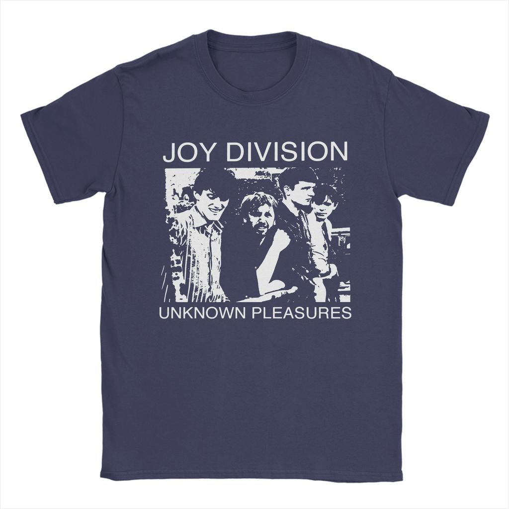 Men Women Joy Division Rock Music T Shirts Unknown Pleasures Pure Cotton Clothing Casual Short Sleeve O Neck Tees Summer T-Shirt