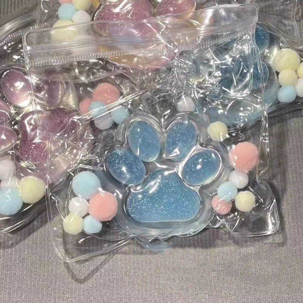 Мягкая игрушка-антистресс в виде кошачьей лапки, силиконовая игрушка-антистресс в виде кошачьей лапки, интересная игрушка-антистресс в виде кошачьей лапки, для детей