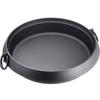 Iwachu Sukiyaki Pot, Beautiful Skin, Large, Black Finish, Induction Compatible, Nanbu Ironware, 20015