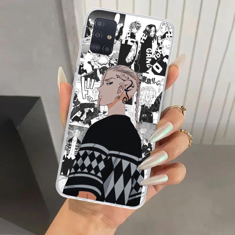 Чехол для телефона с аниме Tokyo Aevengers для Samsung Galaxy A52 A32 A22 A12 A02S A50S A30S A10S Note 20 Ultra 10 Plus S10 A31 A20 A71 A7