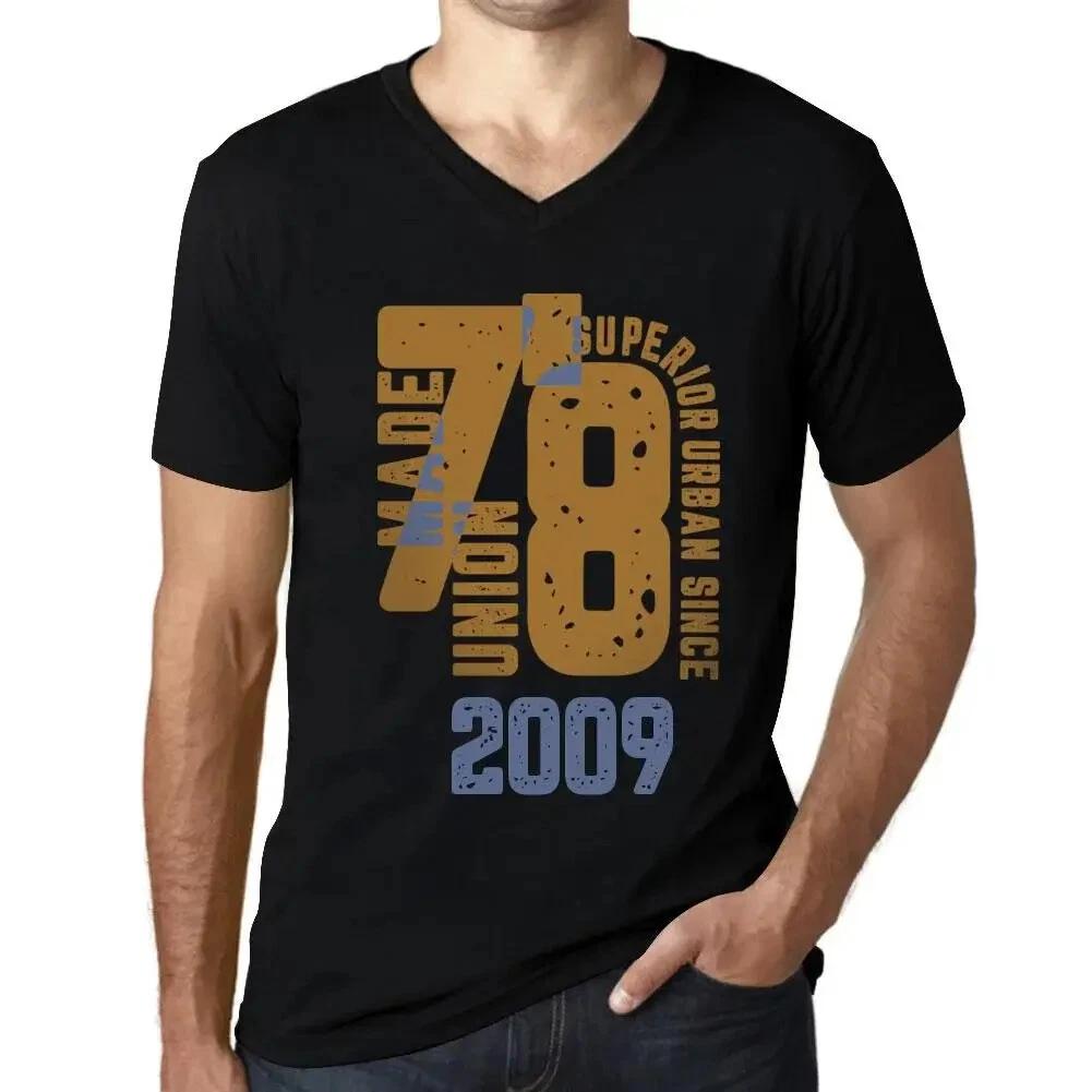 Men's Graphic T-Shirt V Neck Superior Urban Style Since 2009 15th Birthday