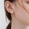 Retro Pearl Stud Earrings: Simple, Versatile Autumn/Winter Fashion for Women