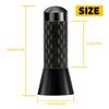 1.4in Universal Car Short Radio Antenna Carbon Fiber Black Car Roof Antenna For Ford Focus MK2 Fiesta MK4 Kuga MK1 Accessories