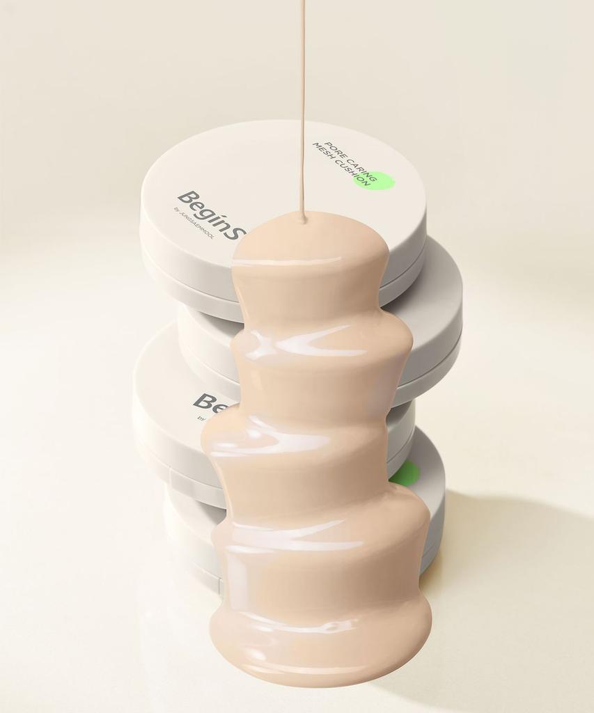 Pore Caring Mesh Cushion (Full Size) (Free 5ml Pore Perfecting Serum)