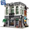 В НАЛИЧИИ Street Views Architecture Brick Bank Model Building Blocks Toy Compatible 10251 Educational Birthday Festival Boy Gifts