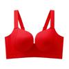 The new popular seamless bra has big breasts and small underwear. Thin women's underwear gathers and collects secondary breasts to prevent sagging