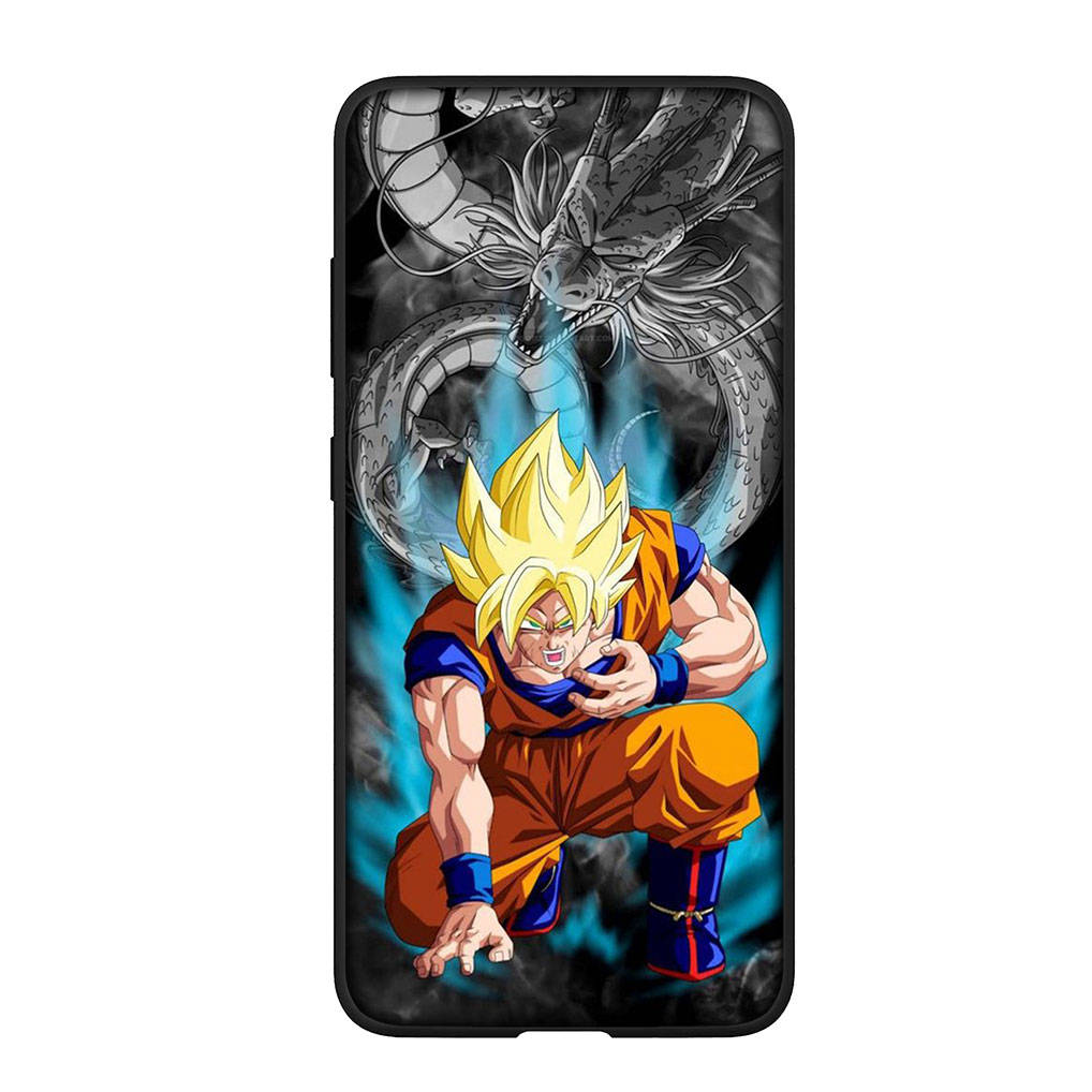 Для Samsung Galaxy S24 S23 iPhone 16 15 14 Xiaomi Redmi Note 13 12 11 10Plus 9 Pro Max X XR чехол для телефона Goku Dragon Ball DragonBall OPPO Huawei чехол