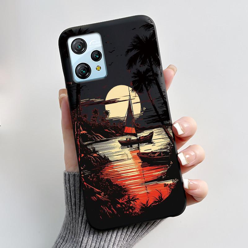 Для Blackview A53 Чехол Blackview A53 Pro Задняя крышка Роскошный Милый Любовь Кролик Забавный Черный ТПУ Мягкий Силикон Защитный Чехол для Телефона