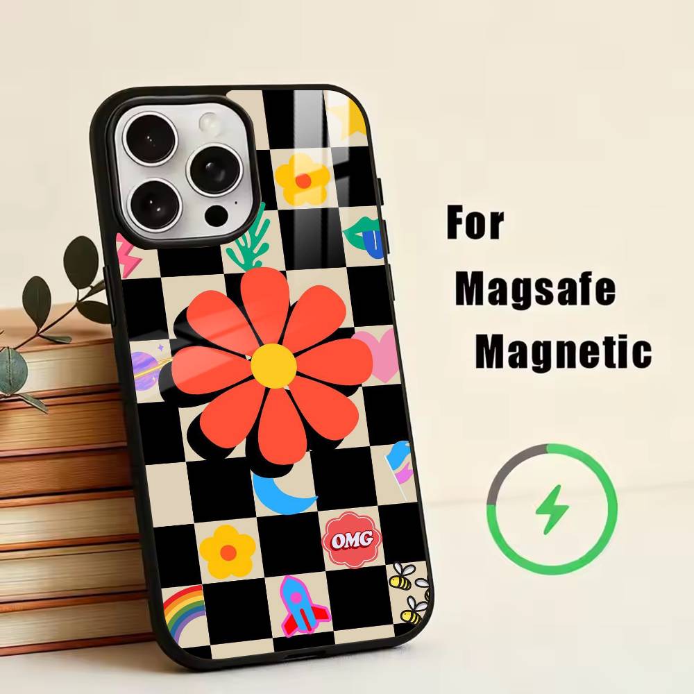 D-puzzle  Phone Case For iPhone17,16,15,14,13,12,11 Plus,Pro Magnetic with Magsafe Wireless Charging