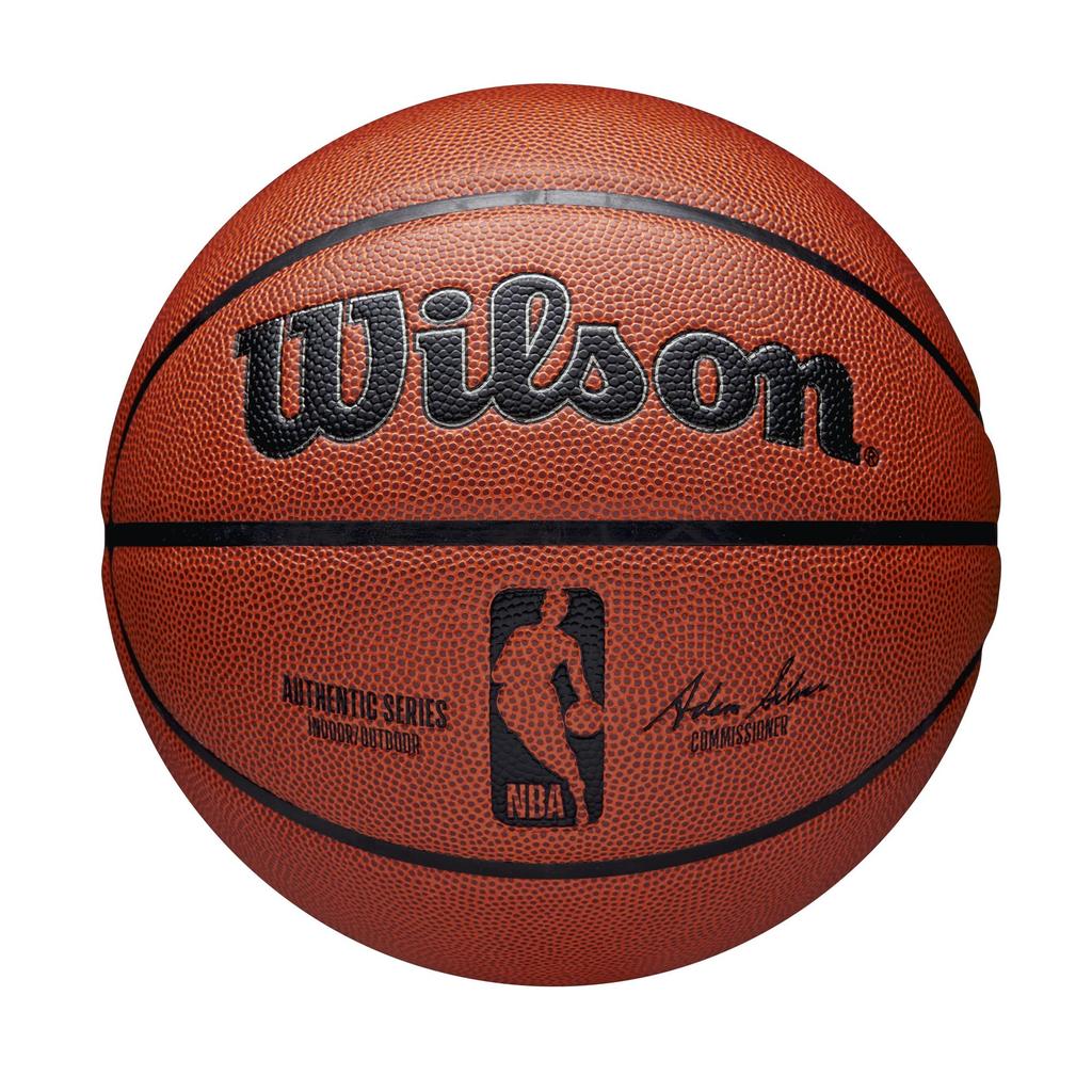 Wilson Баскетбольный мяч NBA AUTHENTIC WTB7200XB07 для использования в помещении и на улице диаметр 7 см коричневый Нет. / прибл.. +24,5