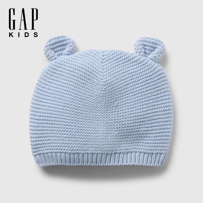 Gap Детская вязаная шапка с ушками мишки из хлопка