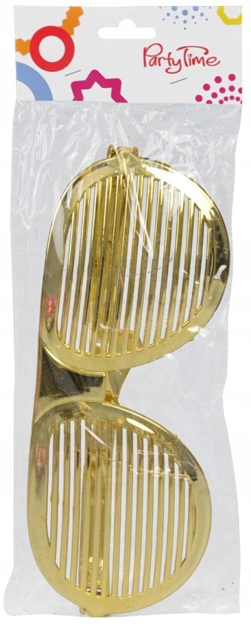 Blinds Glasses Disco 80s Gold