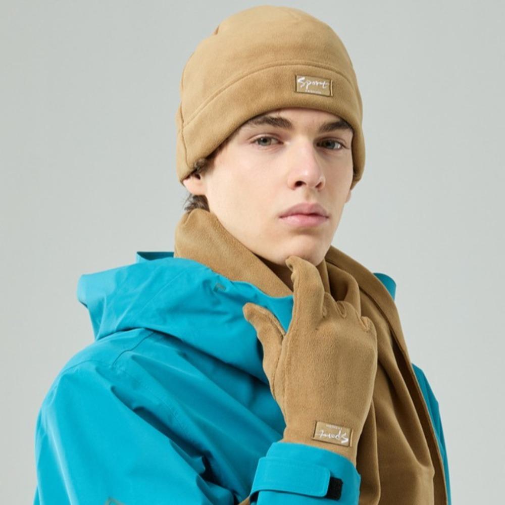 Thicken Women Warm Knitted Hat Neck Warmer Wool Crotch Beanie Fashion Winter Hat Mask Scarf Autumn