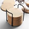 Heat Resisten Non-slip Heat Resistent Wooden Cup Mat Cup Mat Pad Cup Costers Drink Coasters Cup Mat