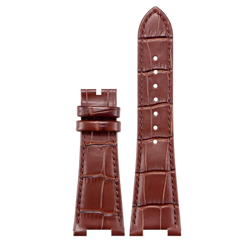 Для серии Patek Philippe Nautilus Настоящий Кожаный Ремешок для Часов с 25-мм Коровьей Кожей 5711 5712G Мужские Премиум Ремешки