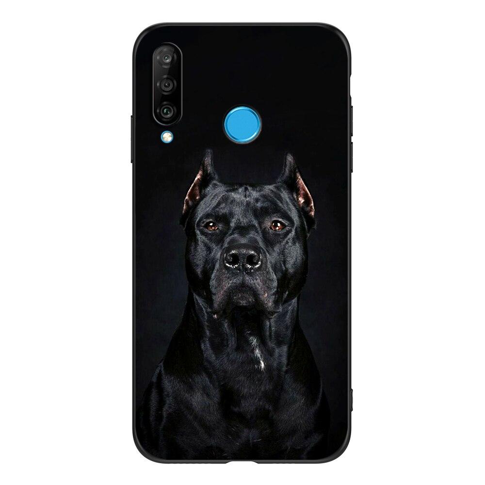 Для Huawei P30 lite Nova 4e honor 20s honor 20 lite русская версия чехол задняя крышка телефона черный чехол tpu лев волк тигр дракон