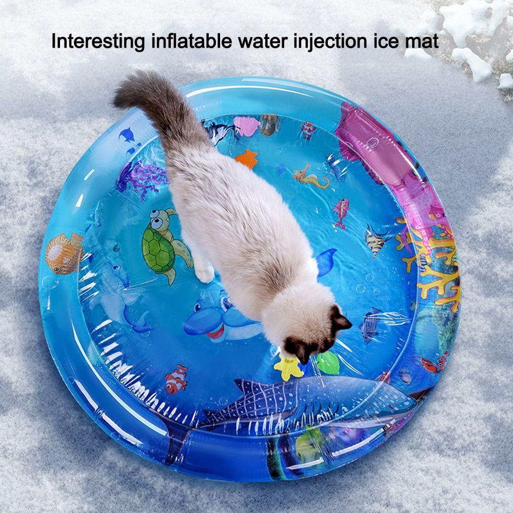 Thickened Water Sensory Play Mat Cat Dog Water Play Mat Cats Dogs Water Bed Durable Pet Supplies