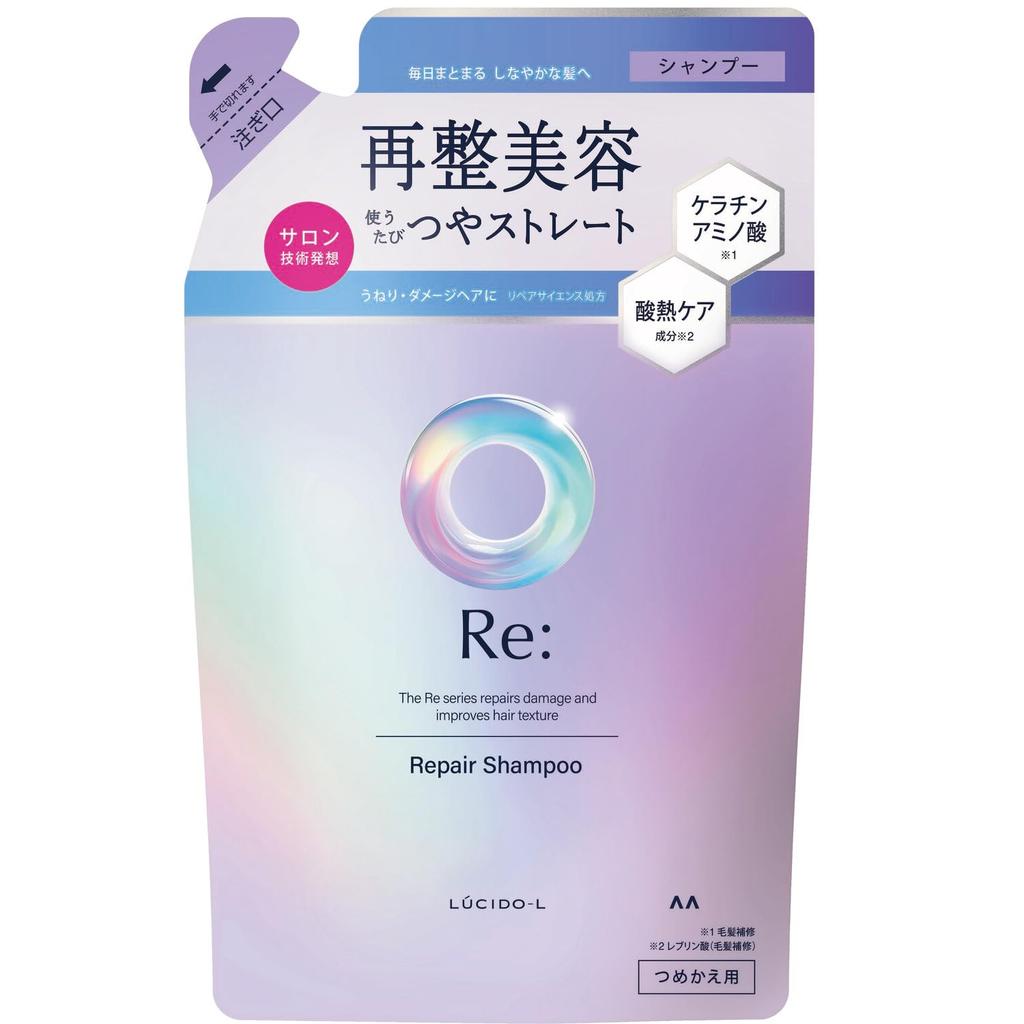 LUCIDO-L RE Восстанавливающий шампунь [Флакон и рефил] [Восстановление повреждений] - Аромат кинмокусей и грейпфрута, 380 мл