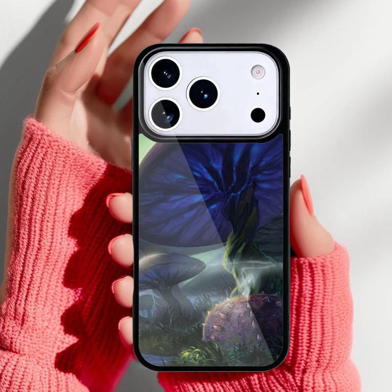 Mushroom Forest Phone Case for iPhone 17 Air 16e 15 14 13 Pro Max Back Cover for 12 11 Pro Coque