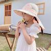 Polyester Sun Cap UV Protection Beach Cap Outdoor Panama Hat  Toddler