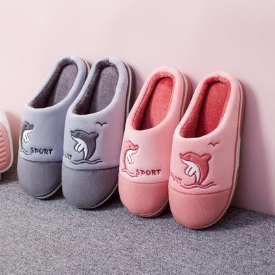 Новые товары женские осенне-зимние теплые хлопковые тапочки домашние мягкая подошва удобные утолщенные мужские парные милые напольные хлопковые швабры