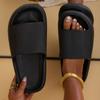 Thick Platform Cloud Slippers Women Comfort Soft Sole Eva Home Slides Non Slip Bathroom Shoes Woman 2025 Summer Beach Flip Flops