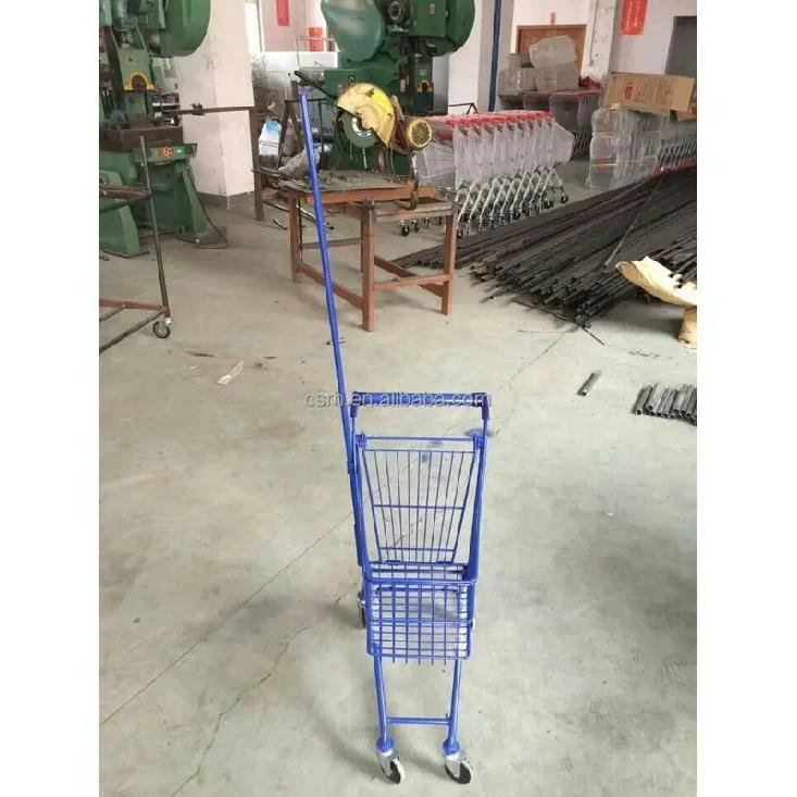 RH-SC04 Steel Small Mini Supermarket Kids Shopping Trolley With Flag