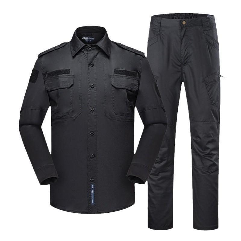 Tactical Camouflage Cycling Jersey Suit Long Sleeve Breathable Outdoor Training Sportswear