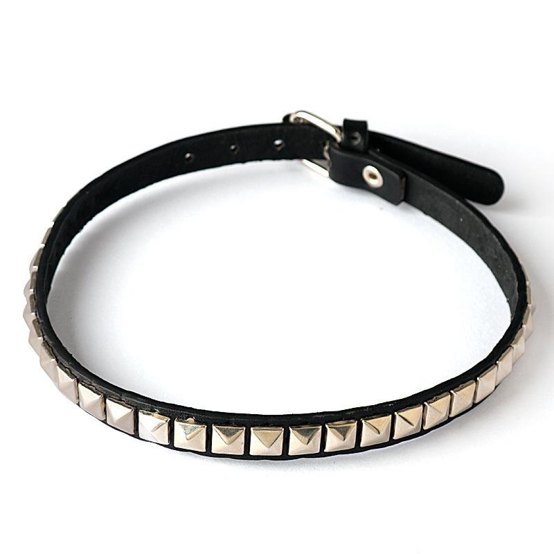 Аниме Тетрадь смерти Ожерелье Миса Амане Кожаный чокер Ожерелья для мужчин женщин Хип-хоп Панк Клепаный воротник Косплей Украшения Подарки
