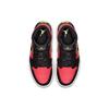 Womens Air Jordan 1 Retro Mid 'Hot Punch Volt' (women's sizes) Black / Volt-Hot Punch Vintage Basketball Shoes BQ6472 006