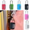 Travel Code Lock Luggage Padlock 3 Digit Password Lock Backpack Zipper Lock Dormitory Cabinet  Lock