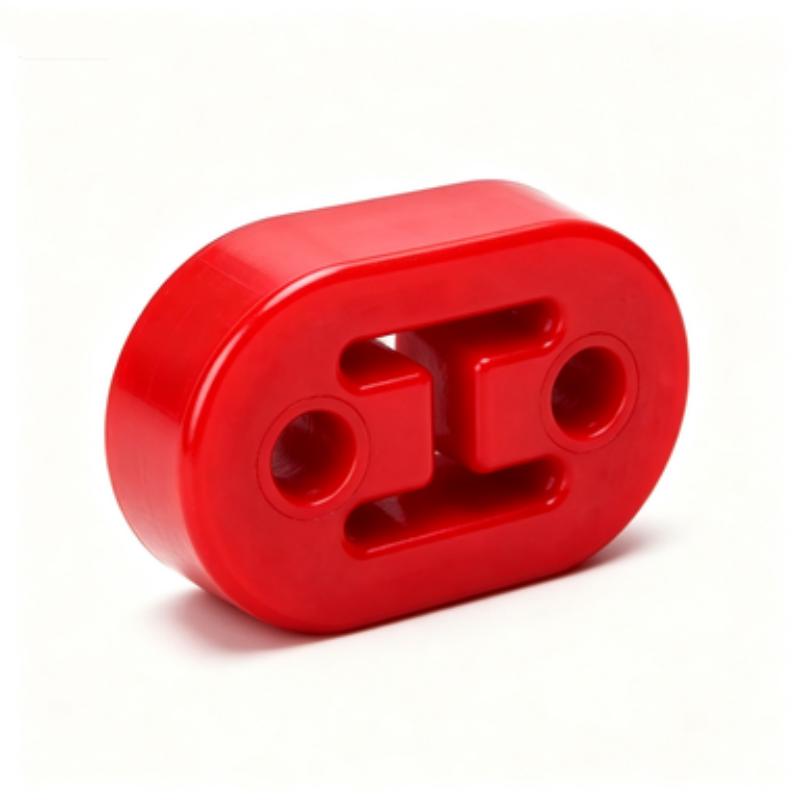 Universal Exhaust Hanger Red Rubber Shock-Absorbing Muffler Bracket