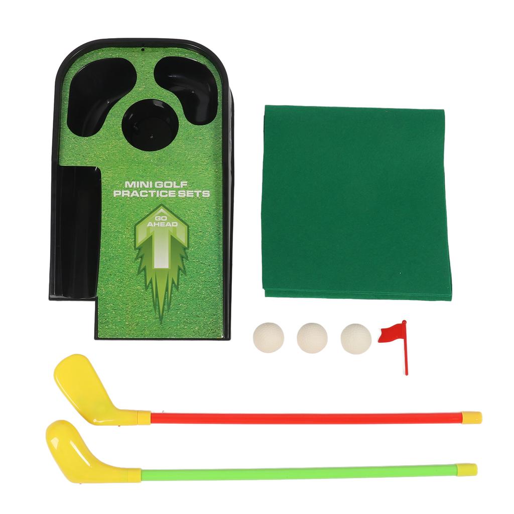 Детский коврик для гольфа, игровой набор для занятий спортом в помещении, электрическое тренировочное оборудование для гольфа, паттинг-грин с