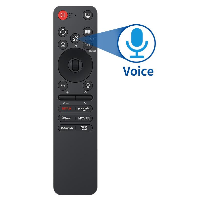 Replacement Remote for LG Smart TV AN-MR25GA AKB76046603 Voice Control with Netflix Amazon Keys