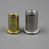 Stainless Steel 304 Knurled Zinc Rivet Nut, Flat Head Threaded Pull Cap