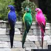25cm Foam Feather Parrot Garden Decoration Simulation Parrot Decorative Bird Garden Supplies