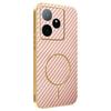 For Realme GT 7 5G Phone Case Carbon Fiber Textured Electroplated TPU Back Cover