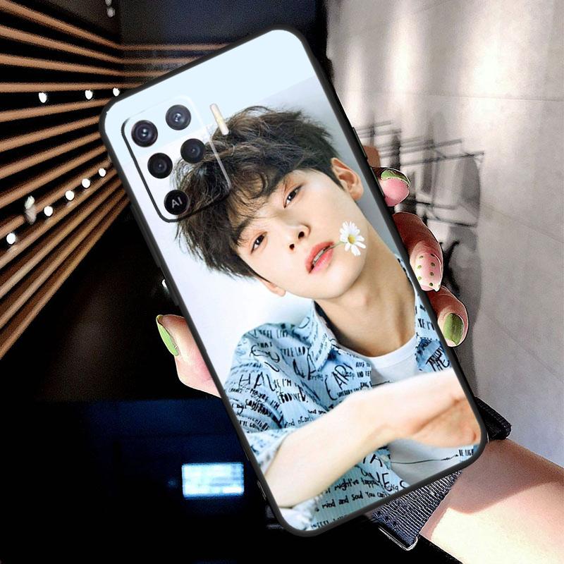 Чехол Cha EunWoo Eun Woo для Oppo A5 Pro A15 A17 A57 A77 A18 A38 A58 A78 A98 A94 A74 A54 A16 A76 A96 A40 A60 A80