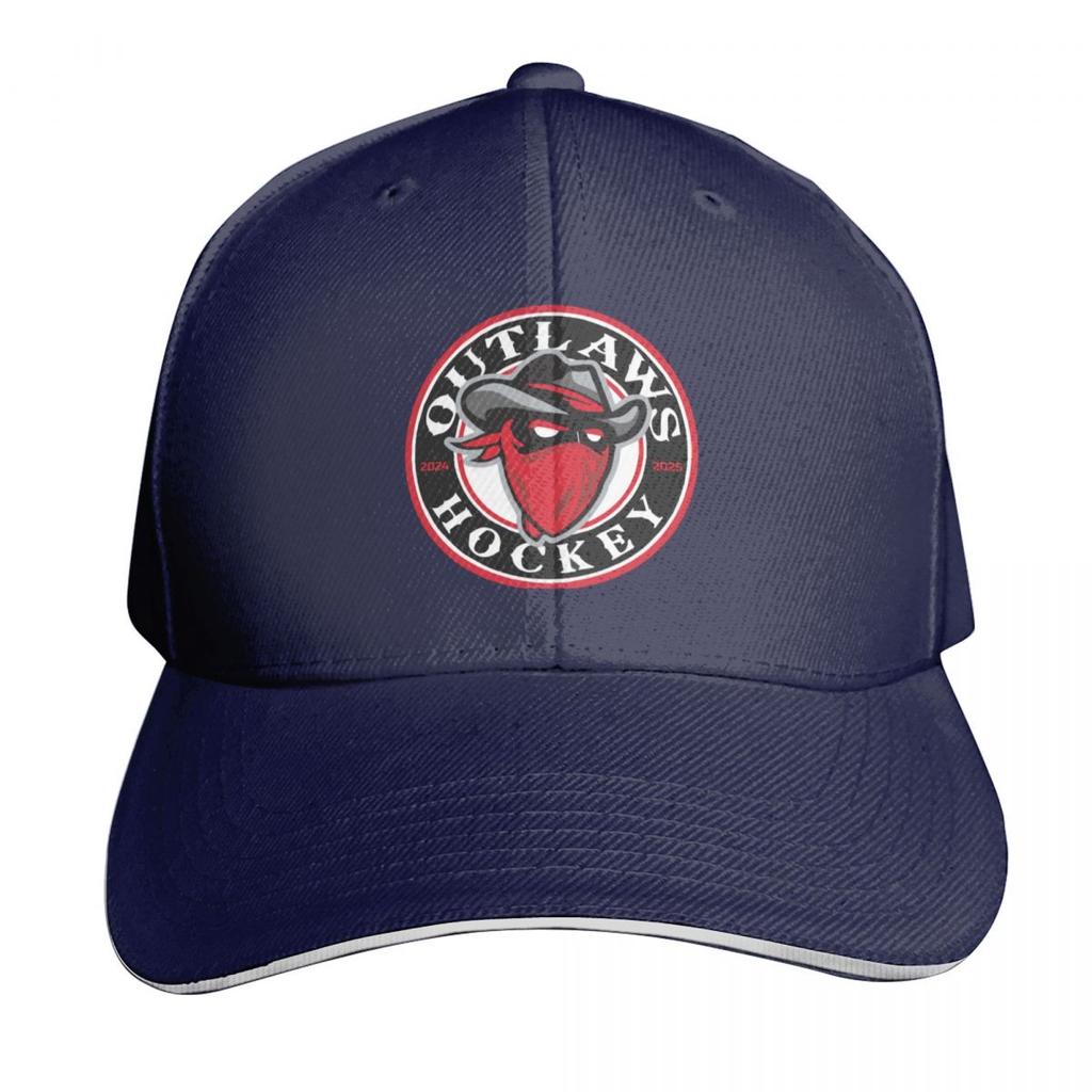 Outlaws Hockey Baseball Cap Sunscreen F Golf Cap Golf Wear Golf Wear Unisex Womens