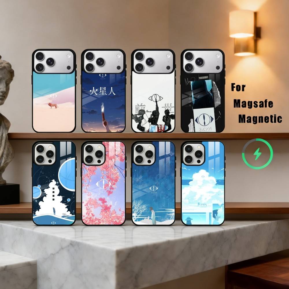 M-МУЗЫКА Y-ЙорусикаS A-ИСКУССТВО Чехол для телефона Для iPhone17,16,15,14,13,12,11 Plus,Для чехла с магнитной беспроводной зарядкой