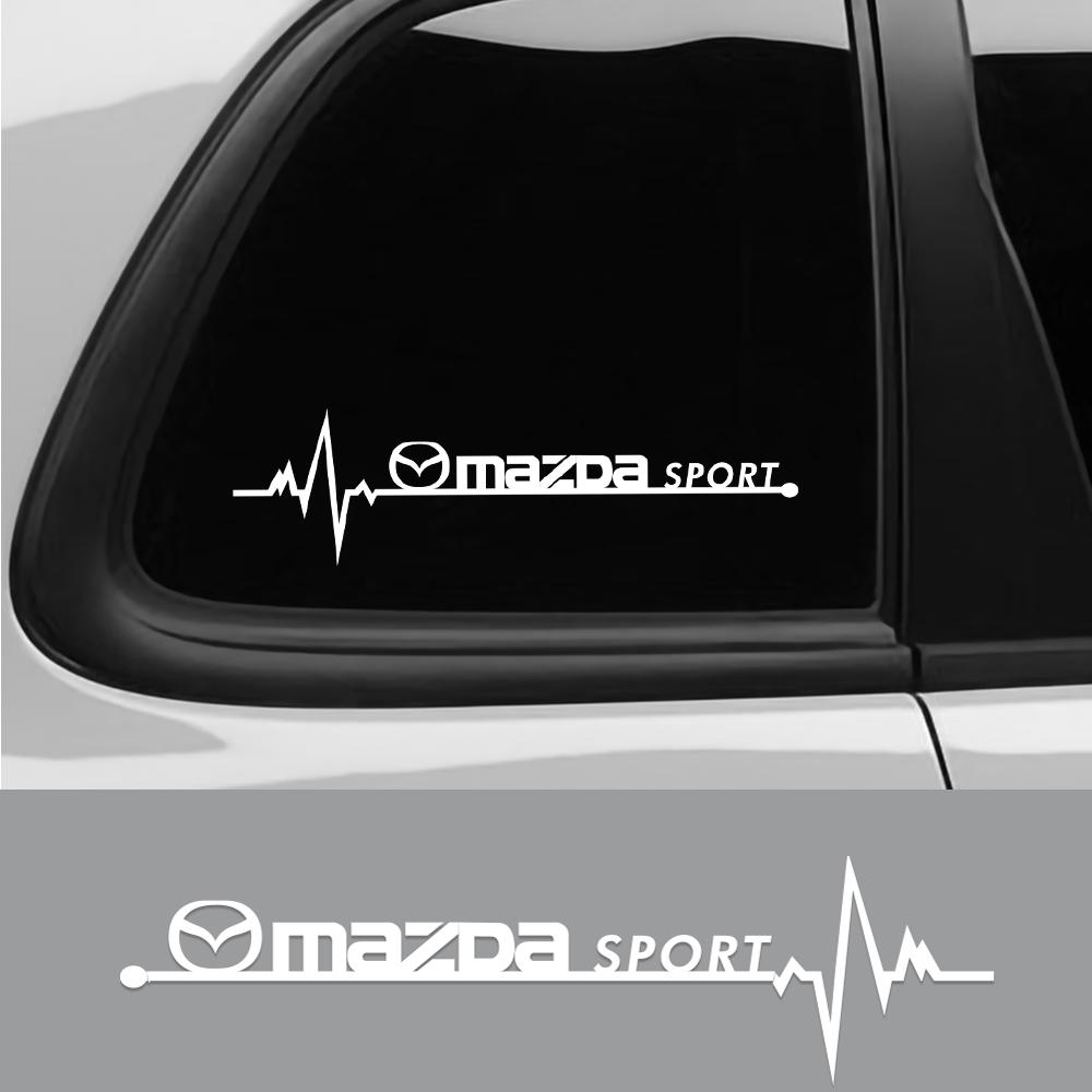 Car Styling 2pcs Car Side Window Body Decoration Stickers For Mazda Axela Atenza CX-3 CX-5 CX-8 MS Demio MPS 3 6 Car Accessories FF20