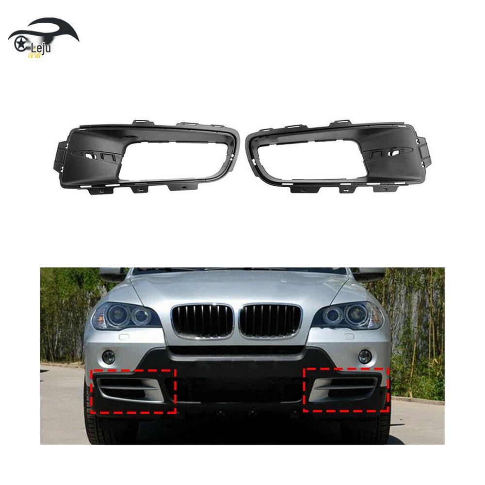 2007-2009 BMW X5 E70 Решетка переднего бампера и накладка противотуманной фары