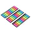 15 Sets Transparent Sticky Notes Transparent Design Colorful Reusable Widely Used Cute Sticky Notes