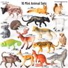 Christmas Forest Animal Ornaments Set: Deer, Elk, Reindeer, and Squirrel Models