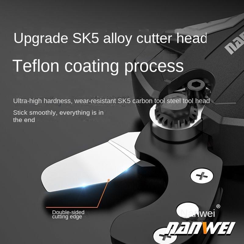 NANWEI Новое поколение Max 32 мм бесщеточный литиевый аккумулятор электрический резак для PPR труб, электрический резак для ПВХ труб горячего водоснабжения, быстрые ножницы для резки ПЭ