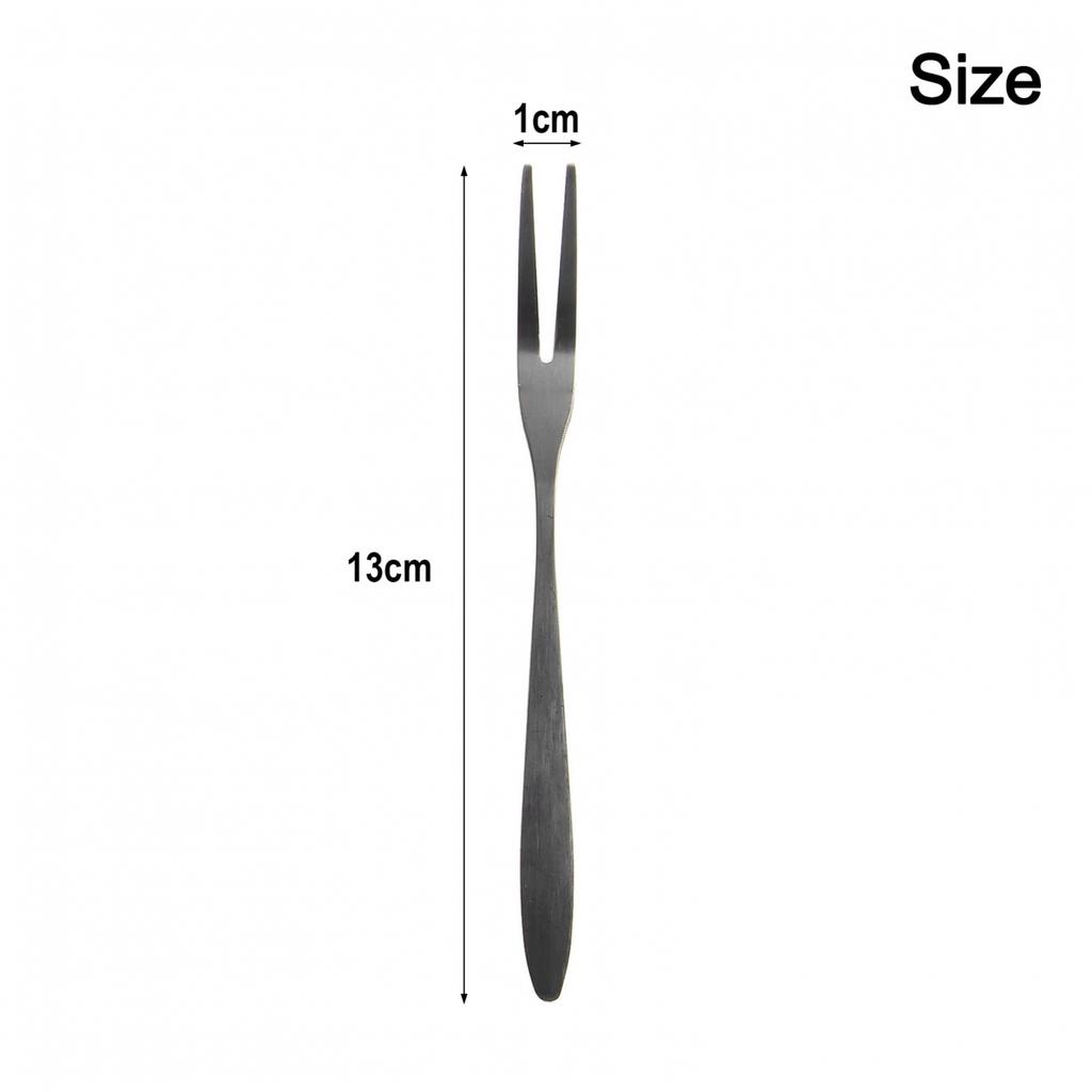 304 Stainless Steel Fruit Fork Mini Food Pick Brand New
