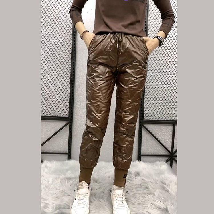 M ~ 4XL осенние хлопковые брюки для женщин, зимняя верхняя одежда 2022, зимние новые толстые повседневные шаровары с высокой талией, теплые повседневные брюки