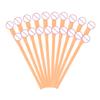 10pcs Bachelorette Party Penis Straws Plastic Novelty Nude Dick Drink Straw For Hen Night Bar Decor Wedding Team Bride Supplies