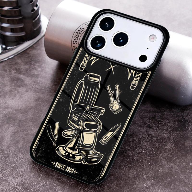 Love Barber Life Phone Case for iPhone 17 16 15 Pro Max Air 14 13 12 11 Plus Shockproof Capa Cover