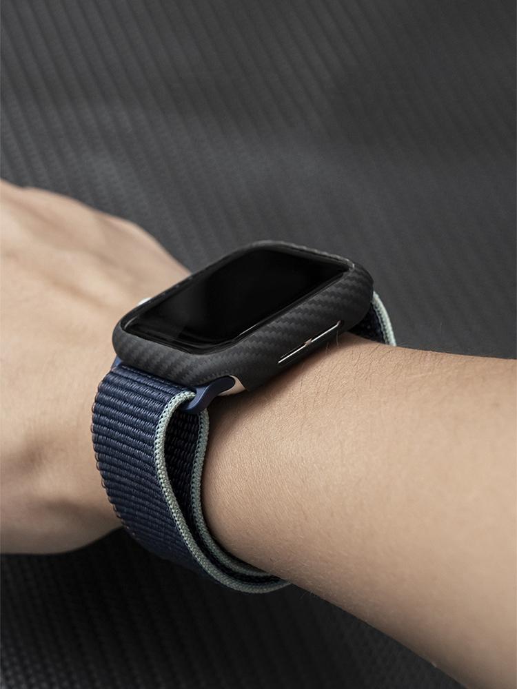 Чехол для Apple watch 45мм 41мм 44мм 40мм 42мм 38мм Аксессуары Бампер Защита из углеродного волокна iWatch series 8 3 4 5 6 SE 7